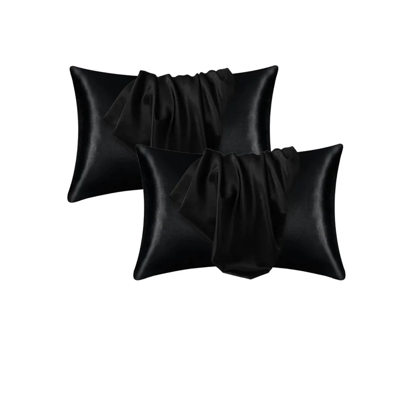 Tait d'oreiller en satin