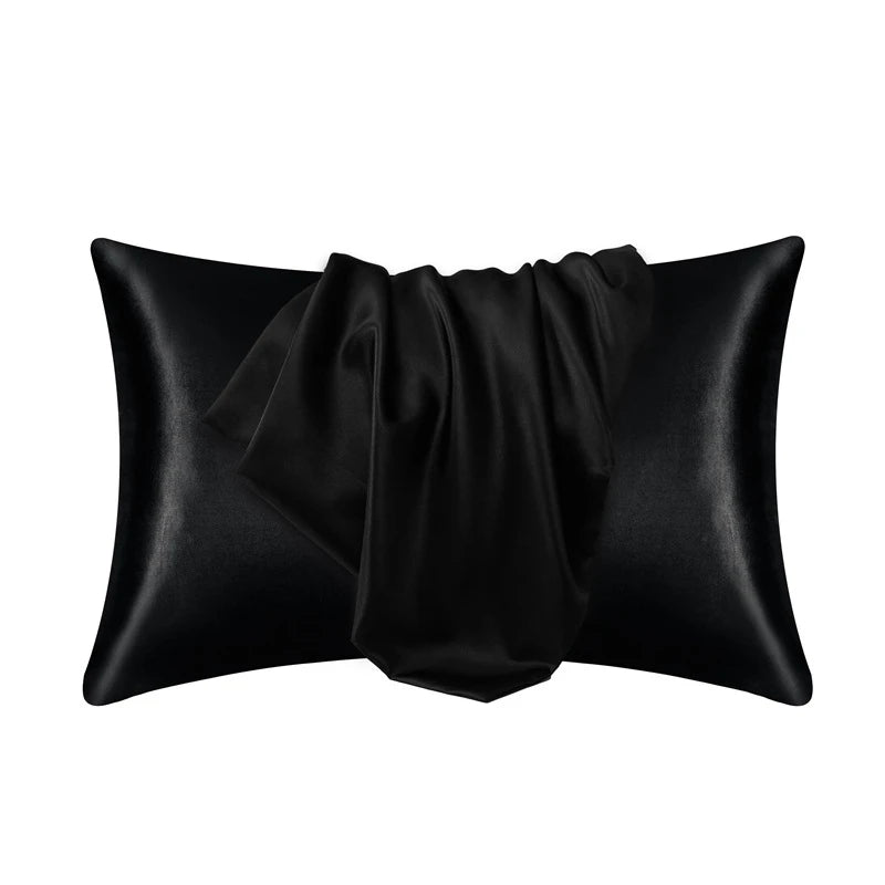 Tait d'oreiller en satin